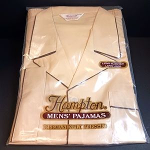 Vintage Hampton men's two-piece pajamas